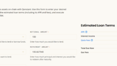 Qoda Finance ICO Gem Hunters Presale listing Screenshot of Qoda Finance ICO Calendar showing important dates and events